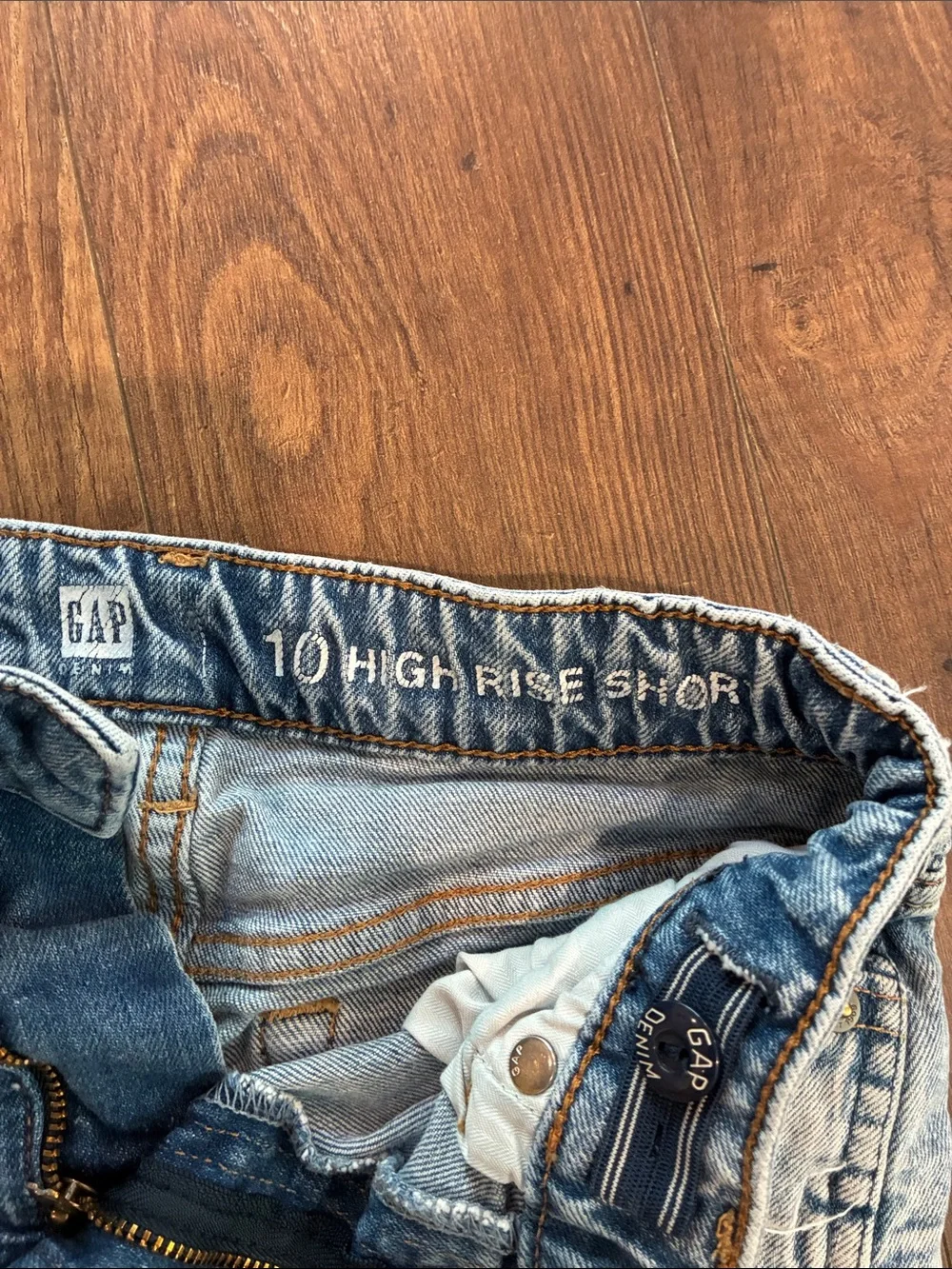 Girl’s GAP Light Blue Distressed Denim Shorts